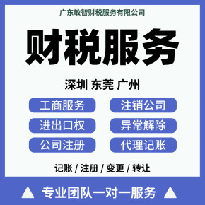 東莞南城區(qū)公司代理代辦服務(wù) 一站式工商稅務(wù)代理、做賬報(bào)稅解決方案